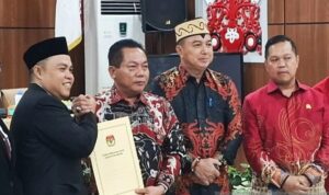 Wiyatno – Dodo Ditetapkan Sebagai Bupati dan Wabup Kapuas Terpilih