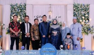 Ketua DPRD Murung Raya Hadiri Resepsi Pernikahan Anak H. Tatak Ansyari di GPU