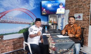 Wakil Bupati Murung Raya Kunjungi Kantor Tribun Kalteng. Rahmanto Paparkan Langkah Majukan Daerah  
