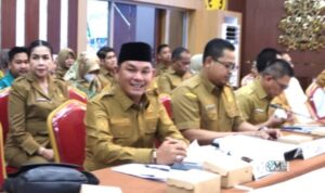 Wakil Bupati Murung Raya Mengikuti Rakor Percepatan Penurunan Stunting se-Kalteng Tahun 2025