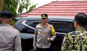Pj Bupati Muhlis Sambut Kapolda Kalteng Irjen Pol Iwan Kurniawan di Muara Teweh
