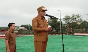 Wakil Bupati Rahmanto Pimpin Apel Gabungan, Tekankan Disiplin ASN