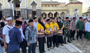 ‎Bupati Heriyus Bersama Wakil Bupati Rahmanto Resmi Lepas 63 Orang Calon Jama’ah Haji Dari Murung Raya ke Tanah Suci Tahun 2025