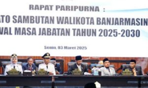 HM Yamin Sampaikan Pidato Pertama di DPRD Banjarmasin