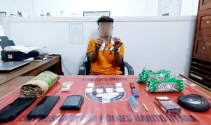 Polres Barito Utara Amankan 40,28 Gram Sabu di Jalan Panti Ajar V, Satu Pelaku Ditangkap