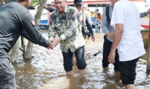 Bupati Barito Kuala Tinjau Lokasi Banjir