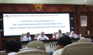 Bahas Berbagai Agenda, Plh Sekda Kalsel Pimpin Coffee Morning