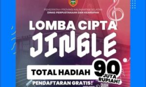 Dispersip Kalsel Buka Pendaftaran Lomba Cipta Jingle, Total Hadiah Rp90 Juta