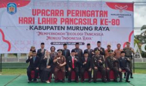Ketua DPRD Murung Raya Hadiri Upacara Hari Lahir Pancasila ke 80