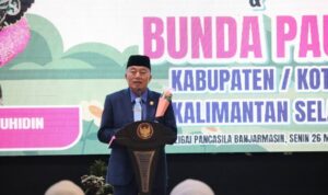 Fathul Jannah Muhidin Resmi Dilantik sebagai Bunda PAUD Provinsi Kalsel