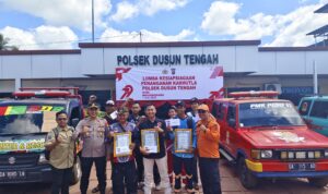 Polsek Dusteng Gelar Lomba DAMKAR
