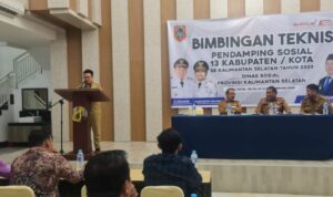 Kuatkan Pemahaman Program, Dinsos Kalsel Bimtek Bagi Pendamping Program Sosial
