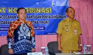 Kuatkan Sinergi Penanganan Narkotika, Forum Komunikasi P4GN Kalsel Gelar Rakor
