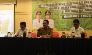 Pemprov Kalsel Gelar Pertemuan Koordinasi Percepatan SID, Cetak Sawah Rakyat dan Manajemen Keuangan Tahun 2025
