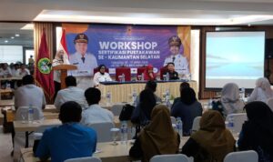Tingkatkan Profesionalisme, Dispersip Gelar Workshop Sertifikasi Pustakawan se-Kalsel