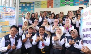 Wakil Ketua TP Posyandu Kalsel Kunjungi Penerapan 6 SPM di Posyandu Lestari Banjarmasin