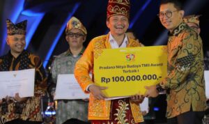 Anjungan Kalsel TMII Terbaik se-Indonesia, Bentuk Komitmen H. Muhidin-Hasnuryadi Pelestarian Budaya Banjar