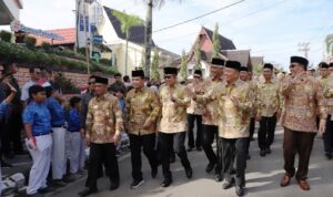 Diiringi Drumband Pelajar, Rombongan Gubernur Hadiri Harjad ke-73 Kabupaten HSU di Lapangan Pahlawan Amuntai