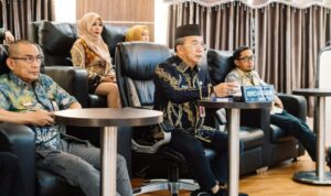 Dipimpin Pj. Sekdaprov, Pemprov Kalsel Ikuti Exit Meeting Komisi Pemberantasan Korupsi (KPK)