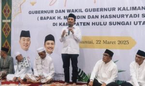 Disambut Antusias Warga, Wagub Hasnuryadi Safari Ramadan di Masjid Raya Riyadhussalihin, Kabupaten Hulu Sungai Utara