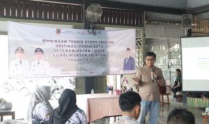 Dispar Kalsel Lanjutkan Bimtek Story Telling di Kabupaten Tapin untuk Kembangkan Potensi Pokdarwis