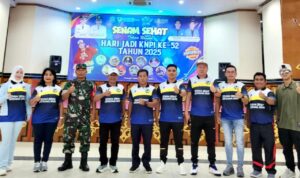 Ketua DPRD Murung Raya Senam Sehat Bersama Meriahkan Hari Jadi KNPI ke-52 di Kabupaten Murung Raya