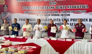 Gubernur H. Muhidin Apresiasi Polda Kalsel Perangi Peredaran Narkoba