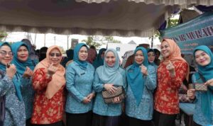 Hj. Fathul Jannah Pimpin Rangkaian Hari Kesatuan Gerak (HKG) PKK ke-53 di Batola dengan Pasar Murah, Sunatan Massal dan Pembagian Sembako di Barito Kuala
