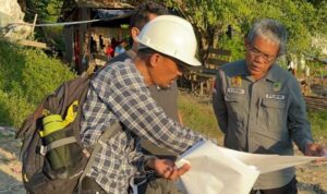Kadis PUPR Barut Tinjau Pembangunan IPLT di Km 13 Jalan Muara Teweh–Puruk Cahu
