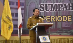 Pelantikan Rektor Prof. Dr. H. Mohammad Zainul, Wagub Hasnuryadi Dorong UNISKA Berkontribusi untuk Pembangunan Banua