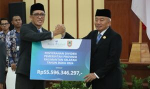 Pemprov Kalsel Terima Dividen dari Bank Kalsel dan PT Bangun Banua