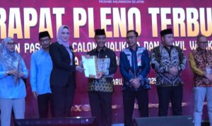 Penetapan Walikota dan Wakil Walikota Terpilih, Gubernur Kalsel Ajak Semua Pihak Bersatu Membangun Kota Banjarbaru