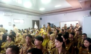 Pj Bupati Indra Gunawan Beri Arahan dan Motivasi kepada CPNS dan PPPK BPBD Barito Utara