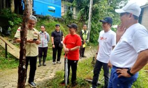 Pj Bupati Tinjau Jembatan Karang Jawa dan Lokasi Relokasi Warga di Jalan Lingkar Kota