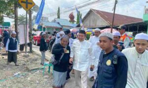 Pj. Sekdaprov Hadiri Haul ke-20 KH. Ali Noordin Gazali di Masjid Darussalam Cangkring Rantau Tapin