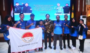 Wagub Kalsel Lepas Ratusan Pegiat ke Festival Olahraga Rekreasi Nasional FORNAS VII NTB
