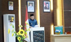 Wabup Batola Sampaikan Rancangan KUA-PPAS 2026 di Rapat Paripurna DPRD