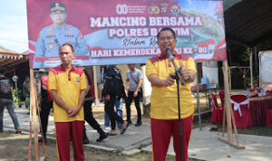 Polres Bartim Meriahkan HUT RI Dengan Lomba Mancing