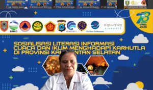BMKG Banjarmasin Gelar Sosialisasi Literasi Cuaca dan Iklim untuk Hadapi Karhutla di Kalsel