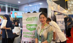 DP3AKB dan AIMI Kalsel Berikan Layanan Konsultasi Menyusui Gratis di Kalsel Expo 2025