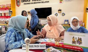 Dinkes Kalsel Berikan Layanan Kesehatan Gratis di Kalsel Expo 2025