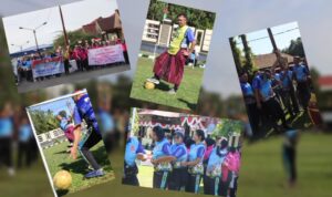 Polres Bartim Meriahkan HUT RI ke-80, Lomba Unik Penuhi Lapangan Apel