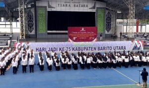 KPPS se Teweh Tengah Dilantik, Pj Bupati Tekankan Sukses PSU dengan Integritas dan Netralitas