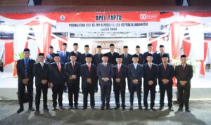 Kekhidmatan Apel Taptu Batola Sambut Kemerdekaan RI ke-80