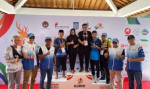 PORGOSI Kalsel Persembahkan Medali Pertama di FORNAS VIII NTB