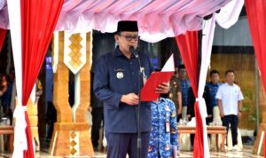 Pj Bupati Barut Pimpin Apel Siaga untuk Netralitas ASN Menjelang PSU Pilkada 2025
