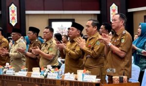 Wakil Bupati Murung Raya Hadiri Rakor Percepatan Penurunan Stunting di Aula Kantor Gubernur