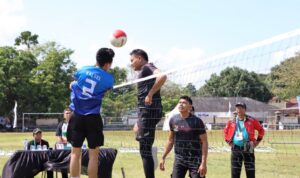 Tim Bola Sundul Kalsel Awali FORNAS VIII dengan Kemenangan Meyakinkan, Taklukkan Bali Dua Set