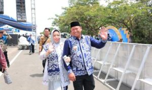 Bupati Bahrul Ilmi Hadiri Puncak Perayaan HUT ke-75 Provinsi Kalsel