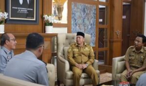 Bupati Batola Terima Audiensi Kemenkumham RI